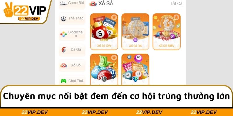 Chuyên mục nổi bật đem đến cơ hội trúng thưởng lớn