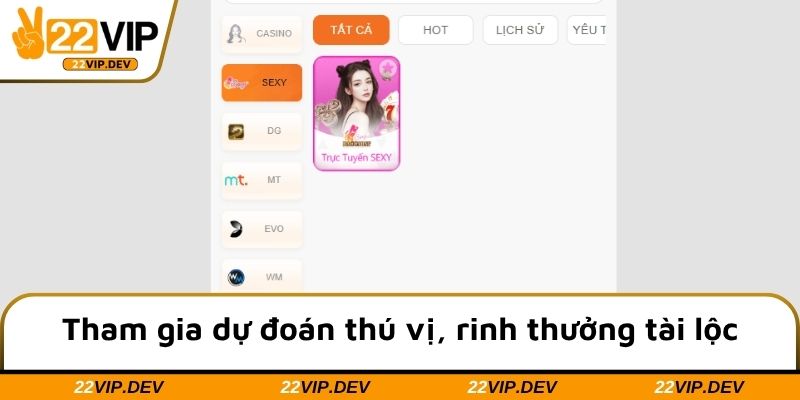 Tham gia dự đoán thú vị, rinh thưởng tài lộc